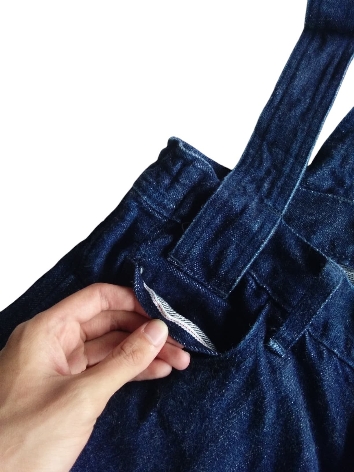 Kapital Brú Na Bóinne Overalls Indigo Japanese Brand Selvedge Denim Size US 30 / EU 46 - 15 Thumbnail