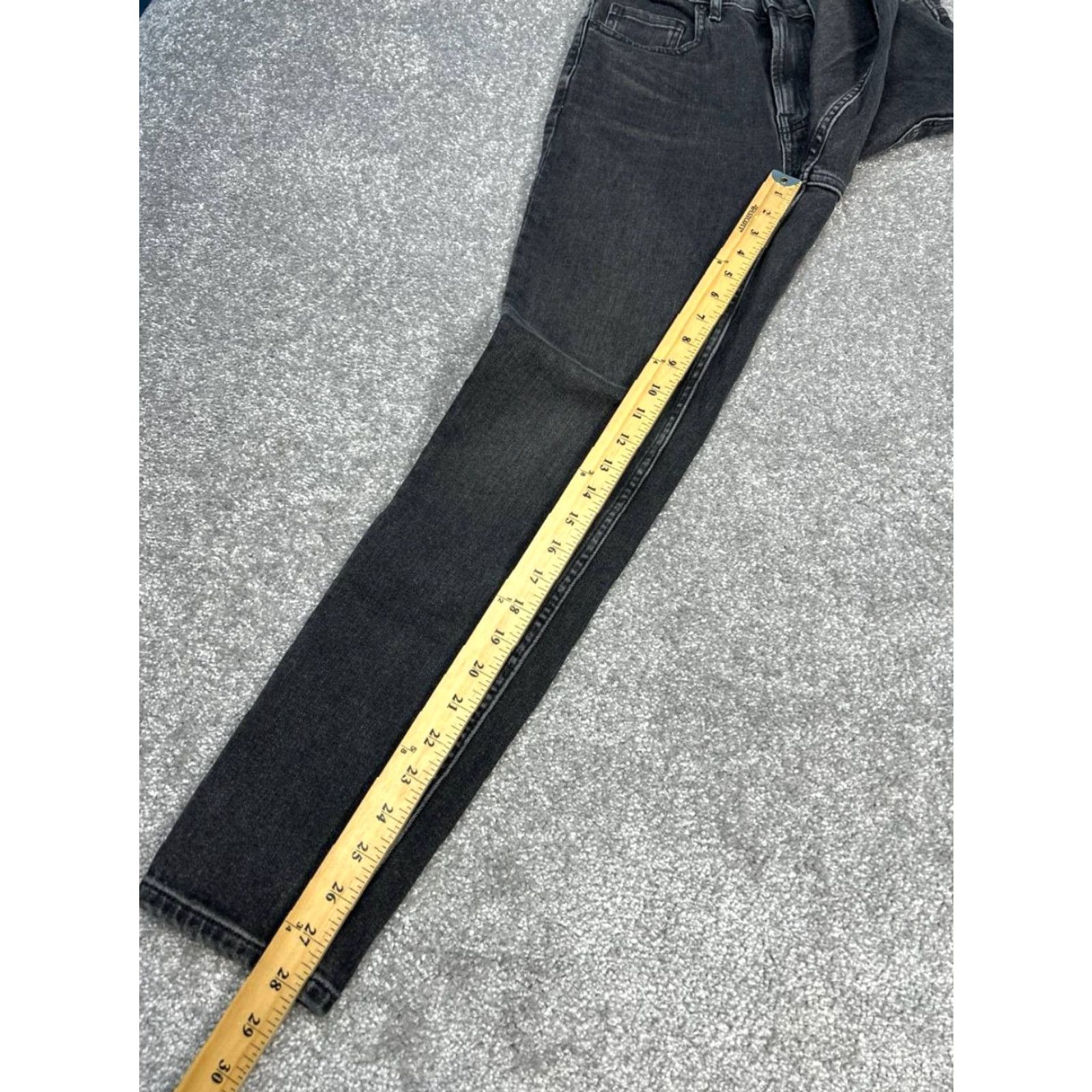 Everlane Everlane High Rise Skinny Jeans Womens 27 Black Denim Cotton Stretch City Modern 90s? Size 27" / US 4 / IT 40 - 5 Thumbnail