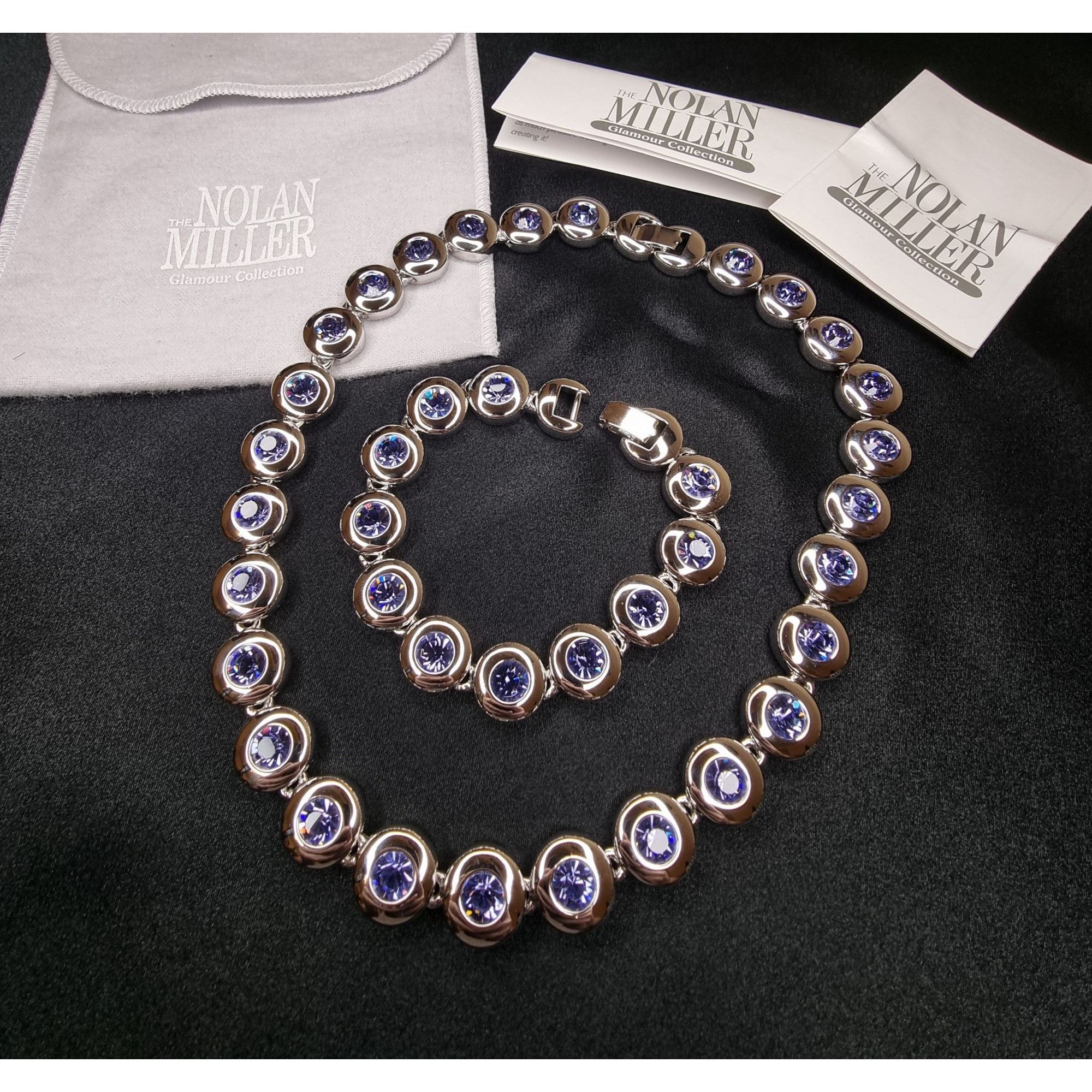 Vintage Vintage Nolan Miller 1999 Glamour Collection Silver-Tone Nec Size ONE SIZE - 1 Thumbnail