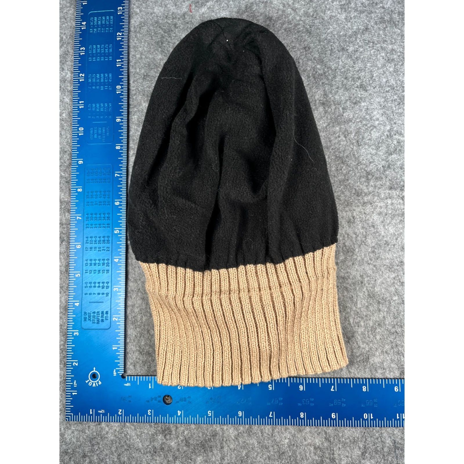 George George Beanie Toque Adult One Size Beige Ribbed Knit 100% Polyester Lined Shirt Mens Hat Beanie Beige Outdoor Ski Logo 90s (if applicable) Size ONE SIZE - 6 Thumbnail