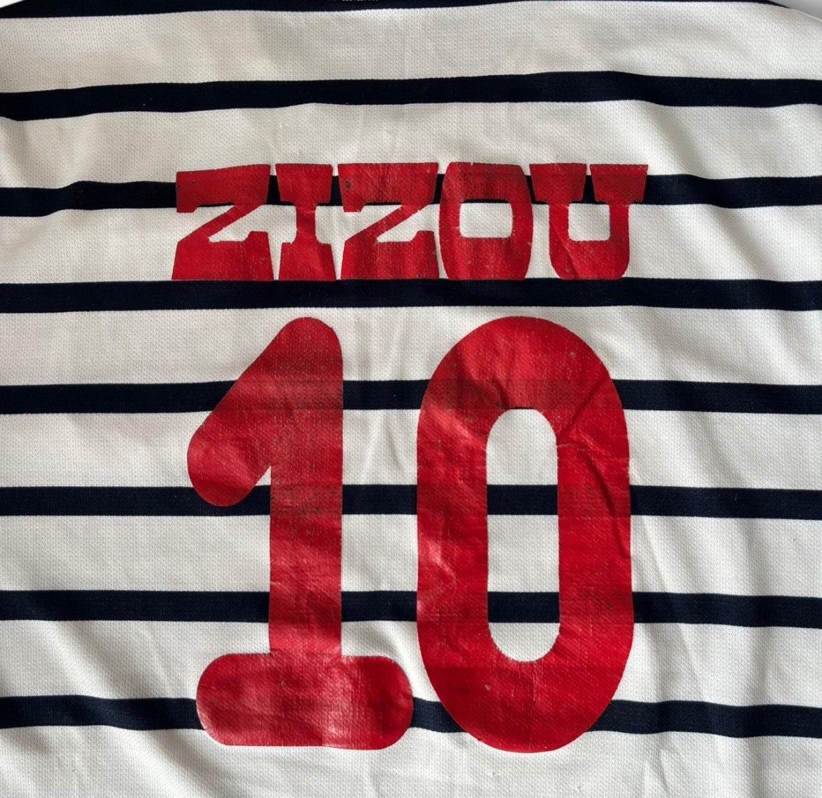 Nike Nike Frankreich Trikot ZIZOU 10 | Marinière Retro Shirt Size US M / EU 48-50 / 2 - 5 Thumbnail