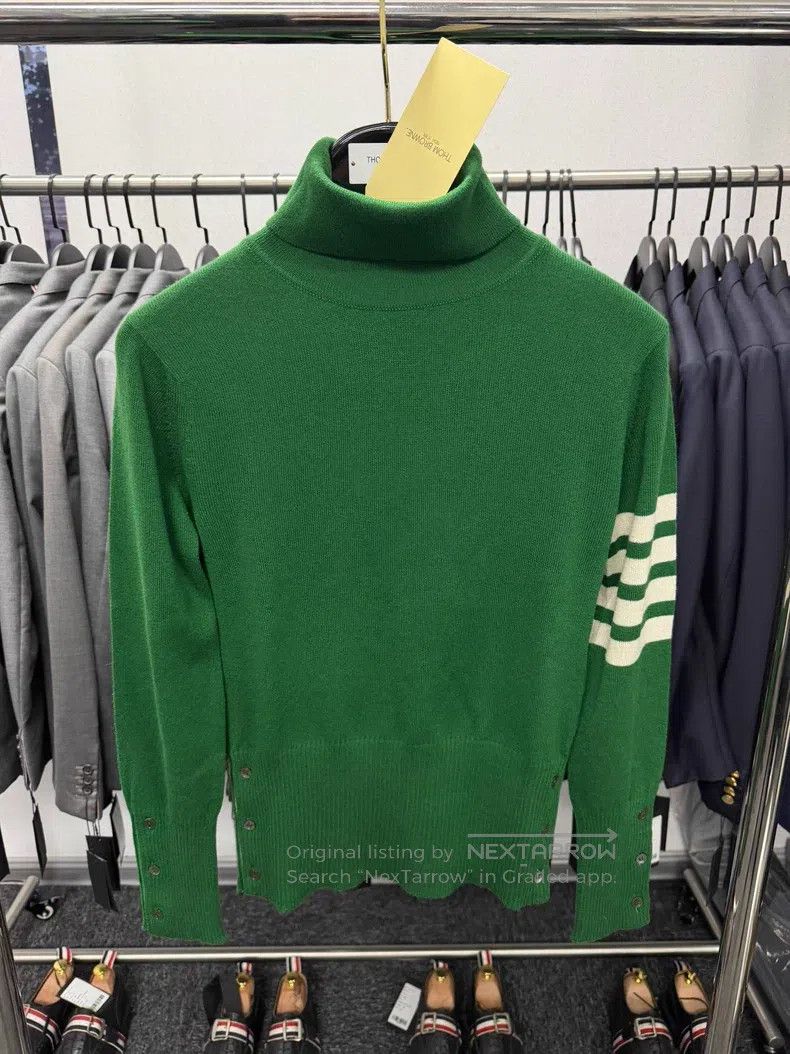 Thom Browne Cashmere Crewneck Cardigan