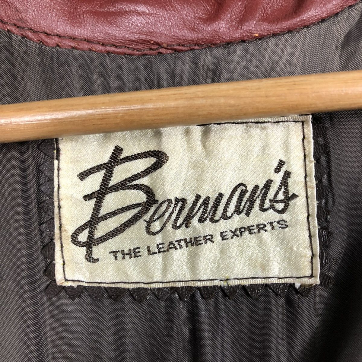 Japanese Brand 🔥VINTAGE BIKER LEATHER JACKET BERMANS ISSEY MIYAKE Size US M / EU 48-50 / 2 - 20 Thumbnail
