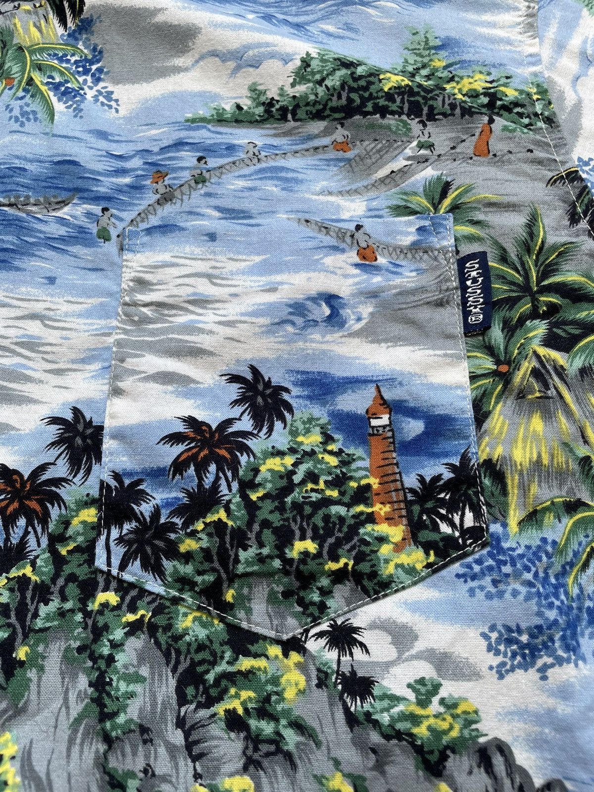 Stussy × Vintage Stussy Hawaiian Regular L Vintage Casual Shirts Size US L / EU 52-54 / 3 - 4 Thumbnail