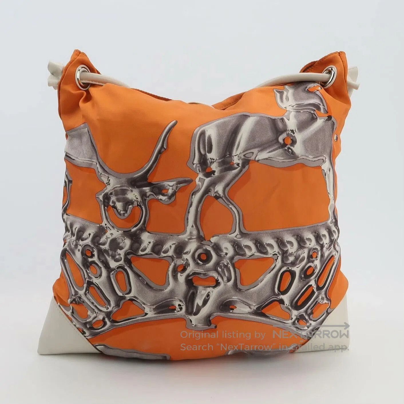 Hermes Hermes Silkycity Orange Scarf Bag. Size ONE SIZE - 5 Thumbnail