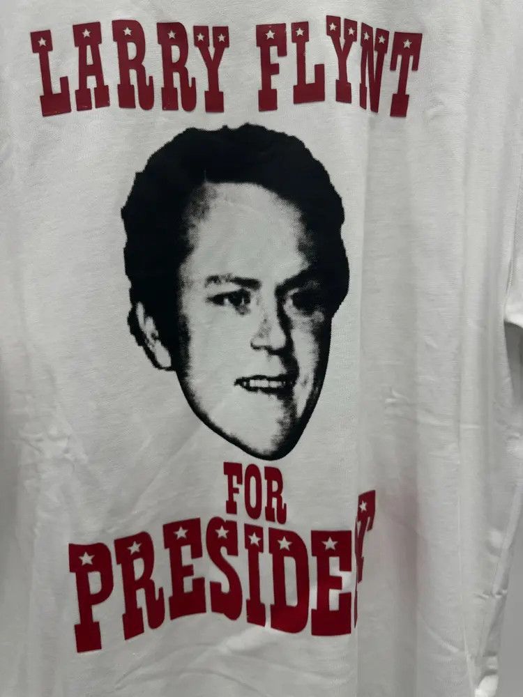 Hood By Air Hood by Air 17SS "LArry Flynt for President" Tee-2505 Size US L / EU 52-54 / 3 - 3 Thumbnail