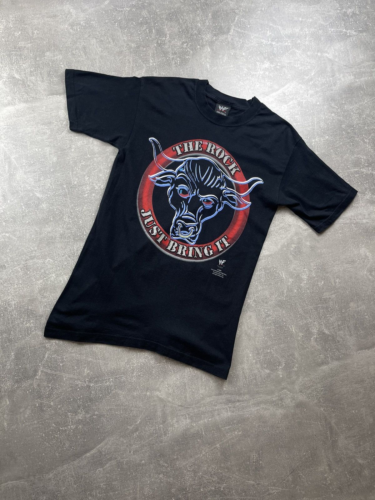 WWE 2001 WWF The Rock Just Bring It T-Shirt Drew Pearson WWE Size US S / EU 44-46 / 1 - 1 Thumbnail