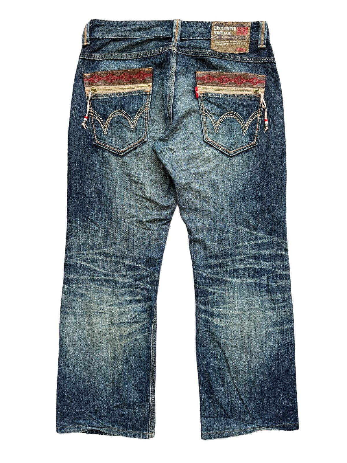 Edwin VINTAGE EDWIN EXCLUSIVE XV NAVAJO POCKET BAGGY JEANS Size US 36 / EU 52 - 1 Thumbnail