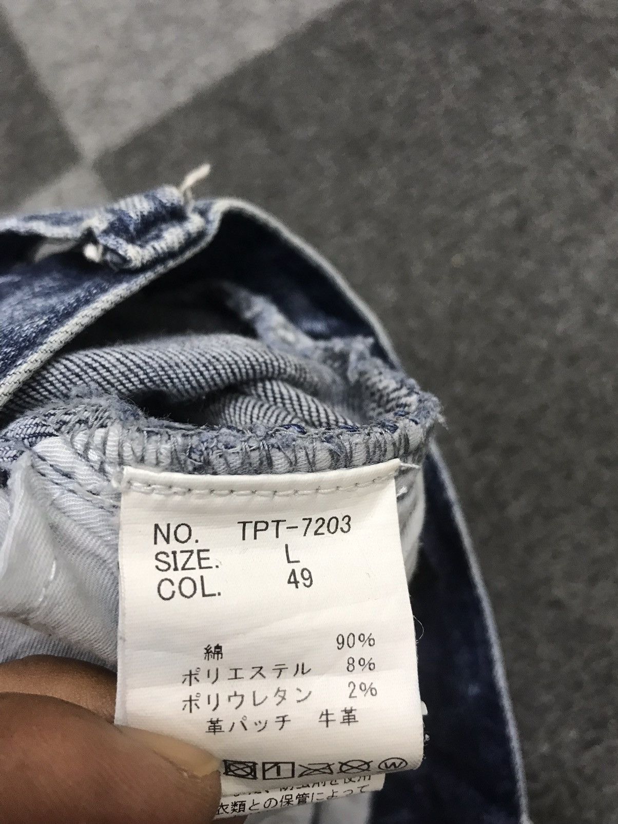 Tornado Mart Tornado Mart Japan Claw Mark Fades Denim F277 Size US 33 - 19 Thumbnail