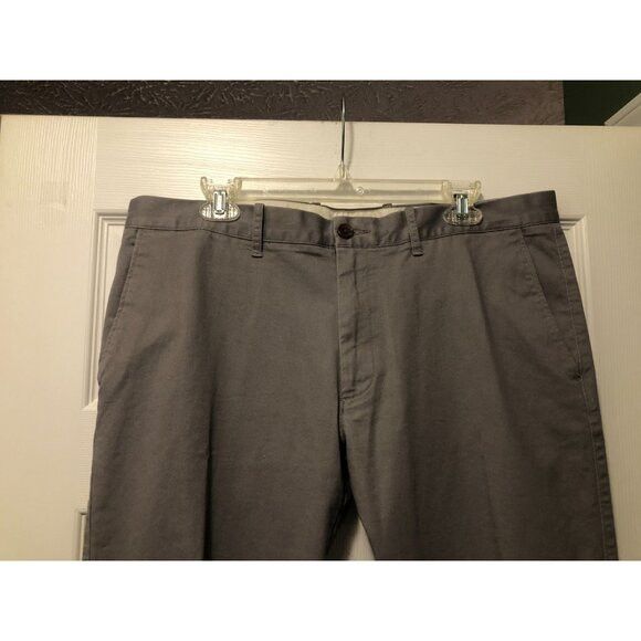 J.Crew J.crew men's gray cotton chino casual pants slim fit 36/32 Size 36R - 2 Thumbnail