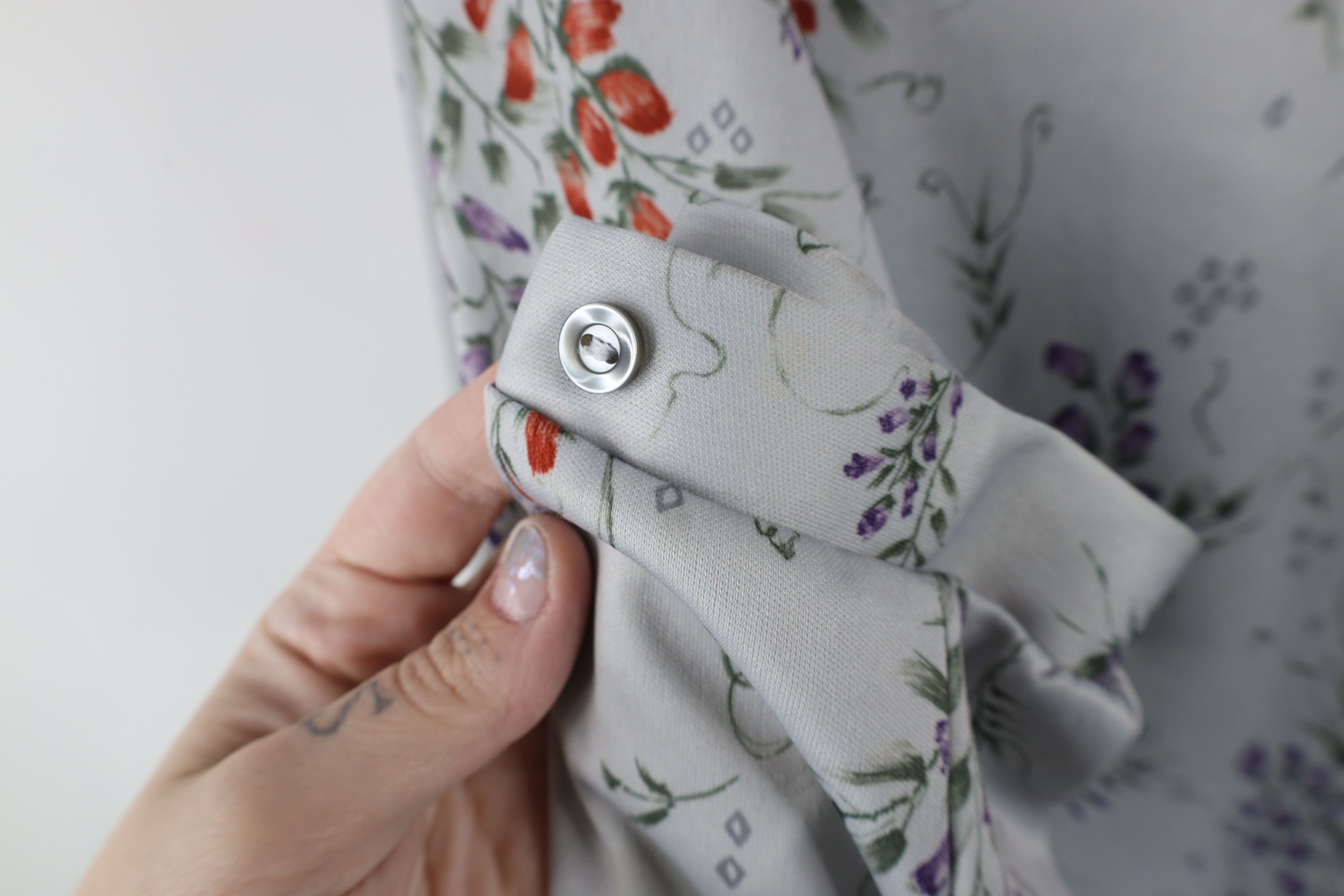 Vintage Vintage 70s Streetwear Flower Knit Button Shirt USA Size XXL / US 16-18 / IT 52-54 - 6 Thumbnail
