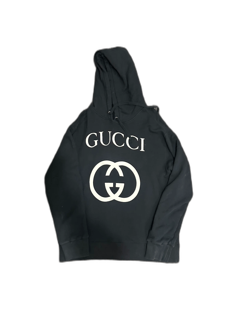 Gucci Gucci Classic Double G Black Hoodie Size US XL / EU 56 / 4 - 1 Thumbnail