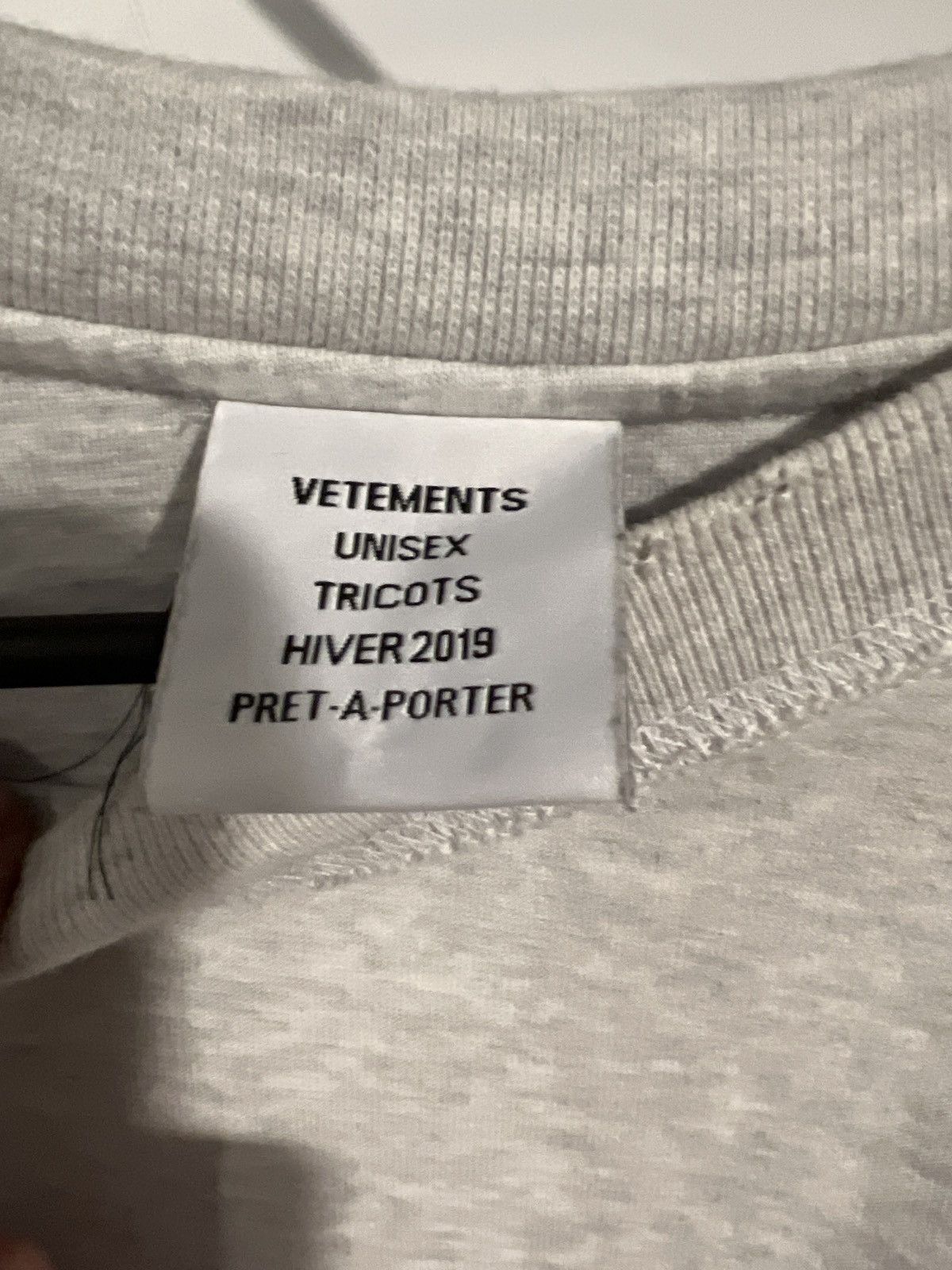 Vetements REVERSIBLE VETEMENTS IM PROBABLY LYING JERSEY Size US M / EU 48-50 / 2 - 9 Thumbnail