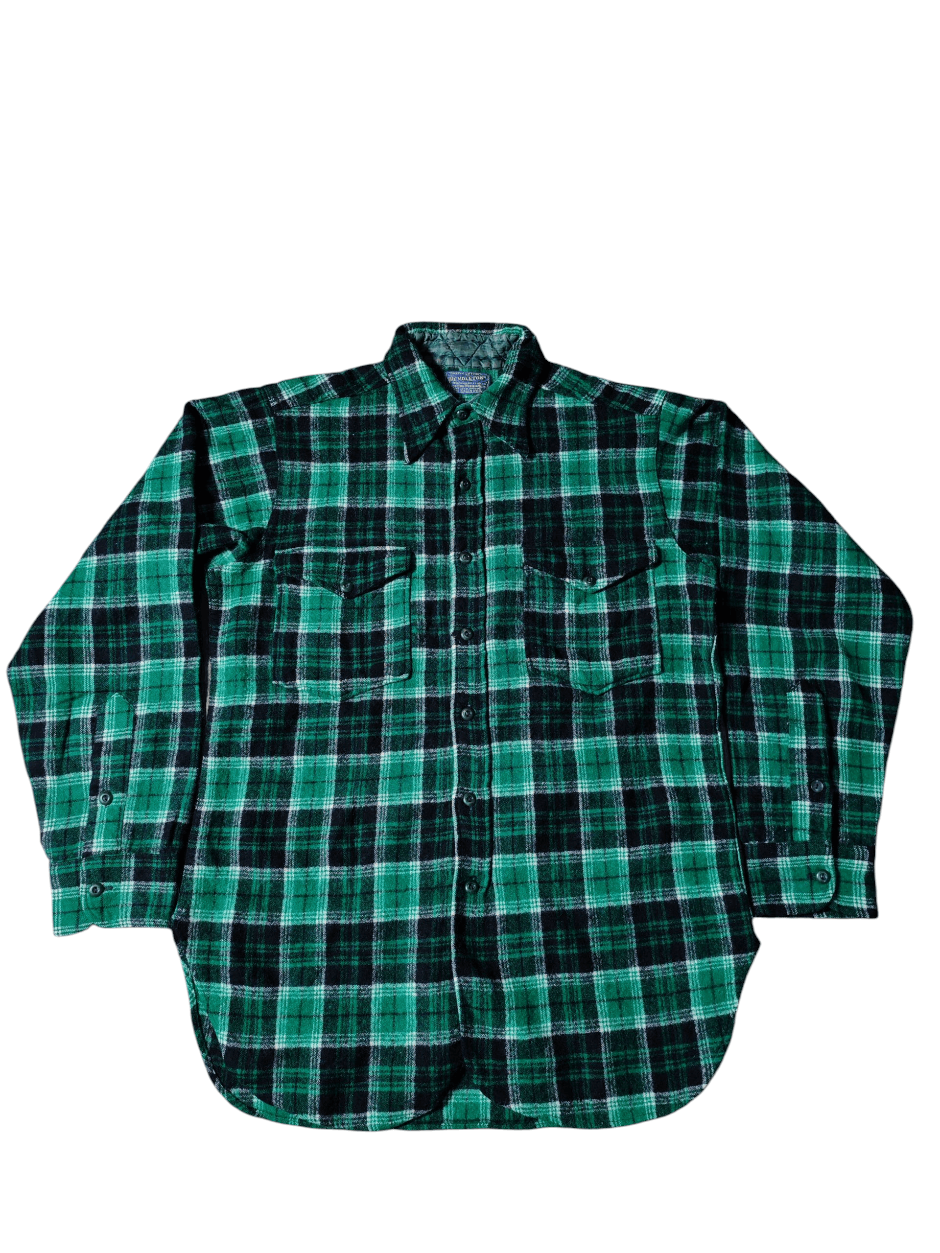 Pendleton True Vtg 1940s Pendleton Wool Shirt Rare 100% Virgin S M USA Size US M / EU 48-50 / 2 - 2 Thumbnail