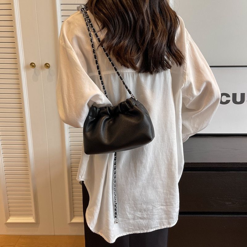 Vintage Luxury Small PU Leather Crossbody Bag Size ONE SIZE - 4 Thumbnail