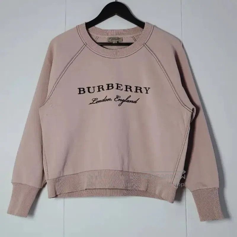 Burberry Burberry Cotton Pullover Sweatshirt in Light Pink. Size L / US 10 / IT 46 - 1 Thumbnail