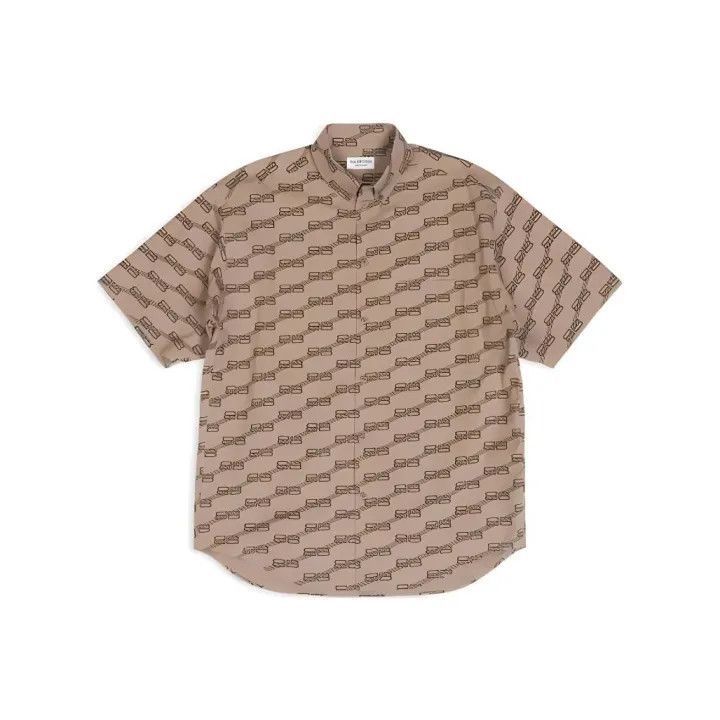 Balenciaga Balenciaga Short Sleeve Button-Up Shirt 0079-2507 Size S / US 4 / IT 40 - 1 Thumbnail