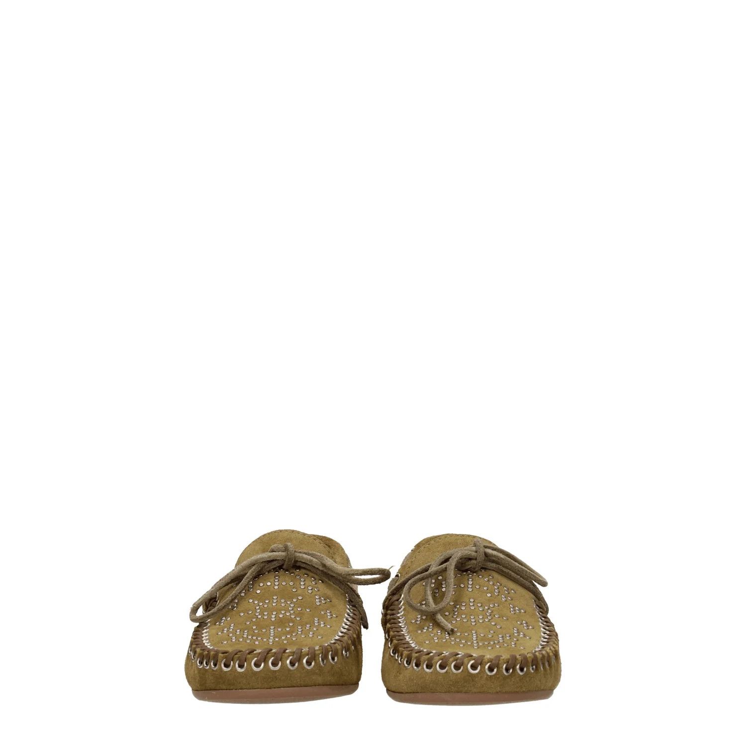 Isabel Marant ob1o1e1124 Suede Loafers in Green Size US 6 / IT 36 - 3 Thumbnail