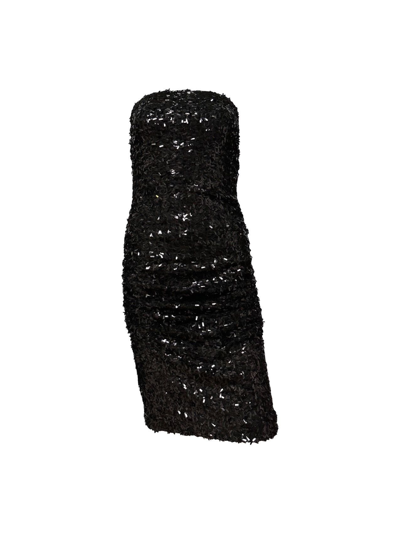 Dolce & Gabbana DOLCE&GABBANA Fall Winter 2016 Sequin Tube Top Midi Dress Size L / US 10 / IT 46 - 1 Thumbnail