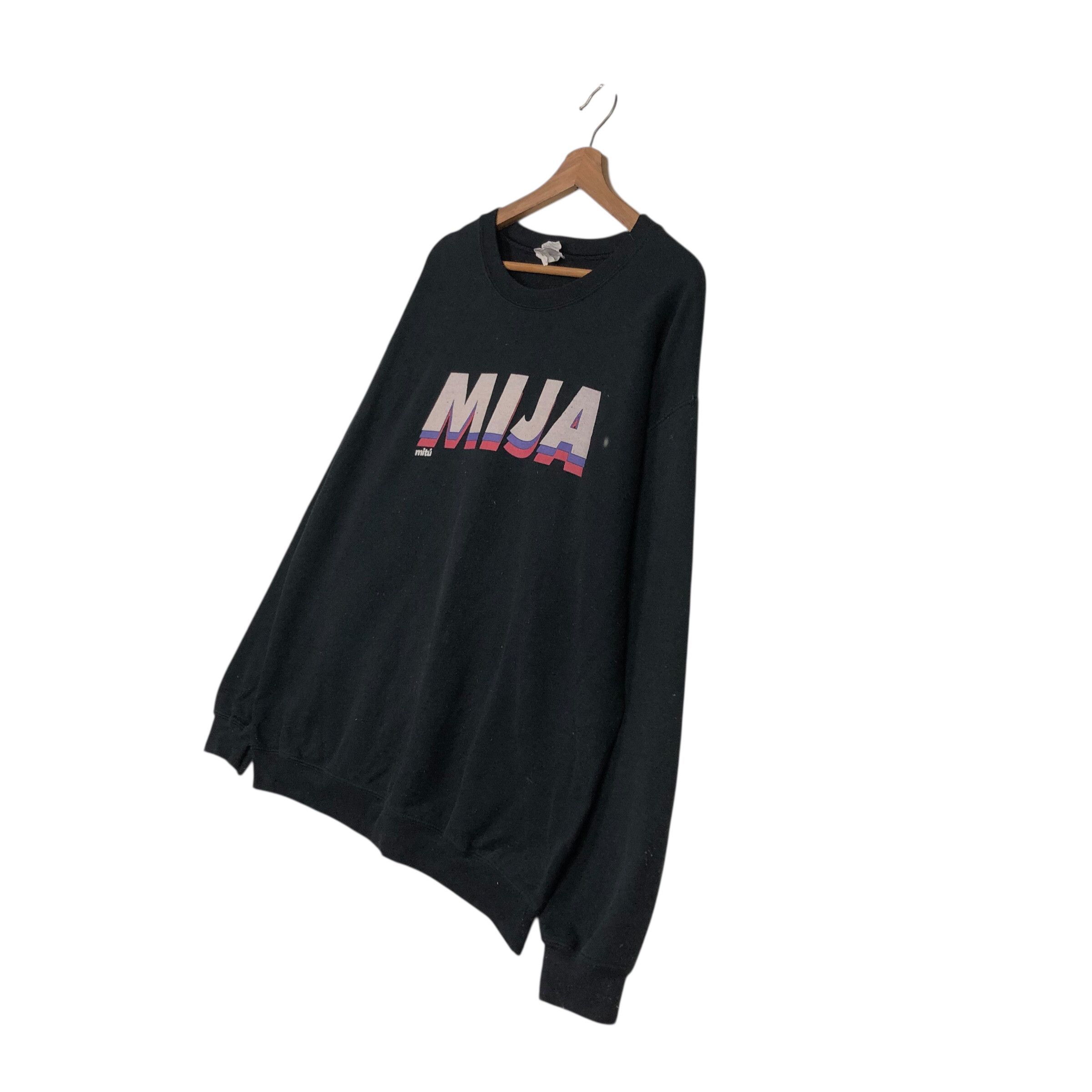 Japanese Brand 📌Vintage Sweatshirt Mija Big Logo Spell Out Issey Miyake Size US L / EU 52-54 / 3 - 3 Thumbnail