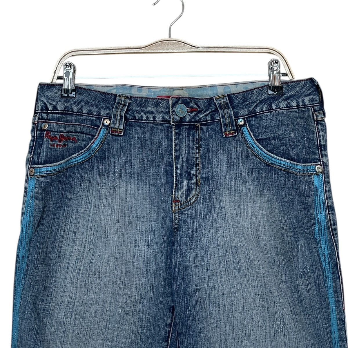 Le Grande Bleu (L.G.B.) × Pepe Jeans × Vintage Vintage Brand Pepe Jeans 2000s Size US 31 - 7 Thumbnail