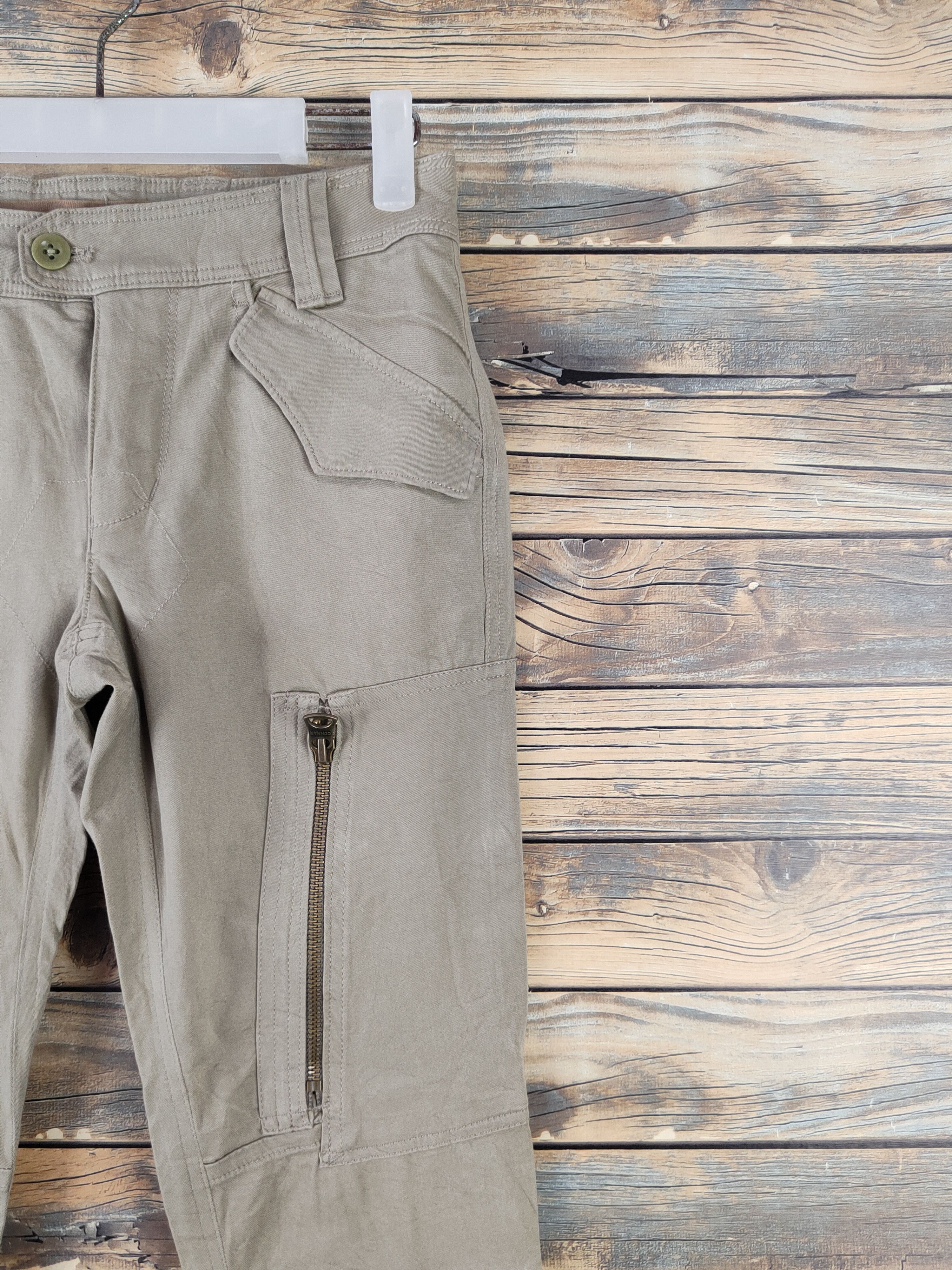 Ralph Lauren DLL Ralph Lauren Beige Multipocket Tactical Cargo Pants #189 Size 26" / US 2 / IT 38 - 5 Thumbnail
