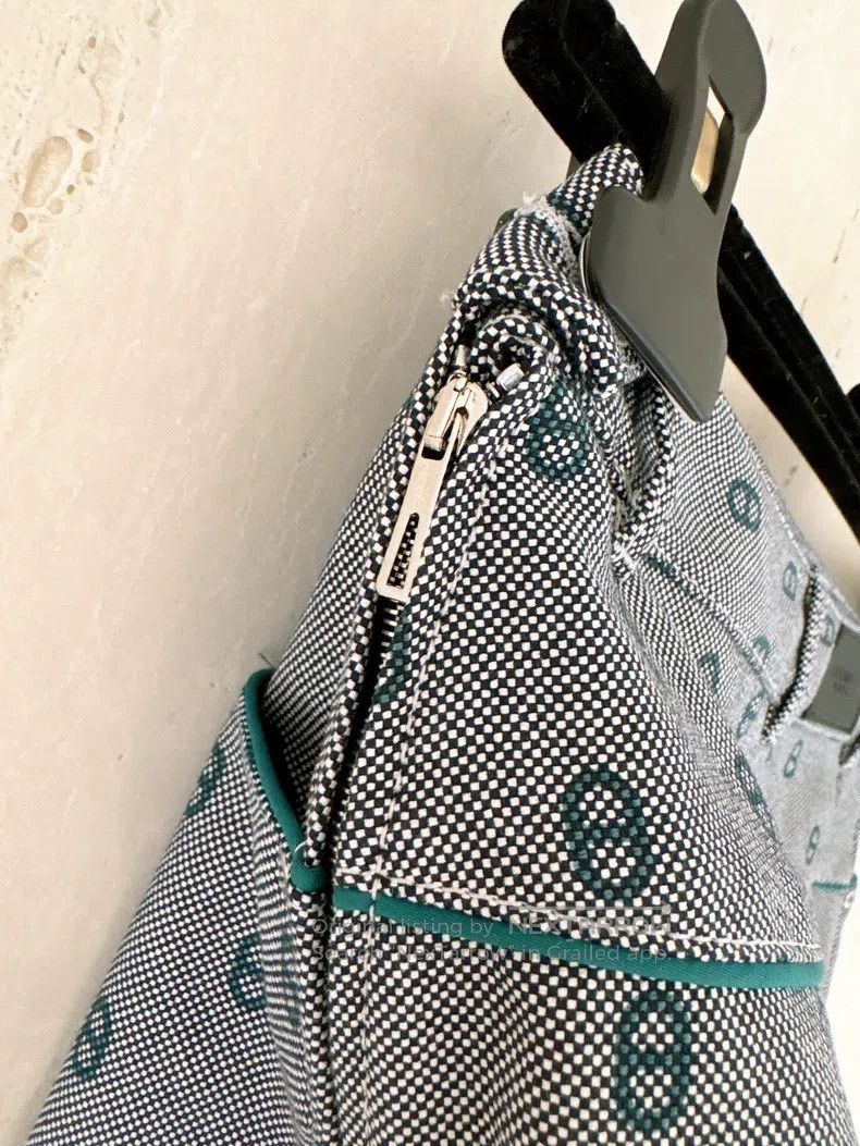 Hermes Hermes Grey-Green Pig Nose Button Skirt Size 42" / US 20 - 6 Thumbnail