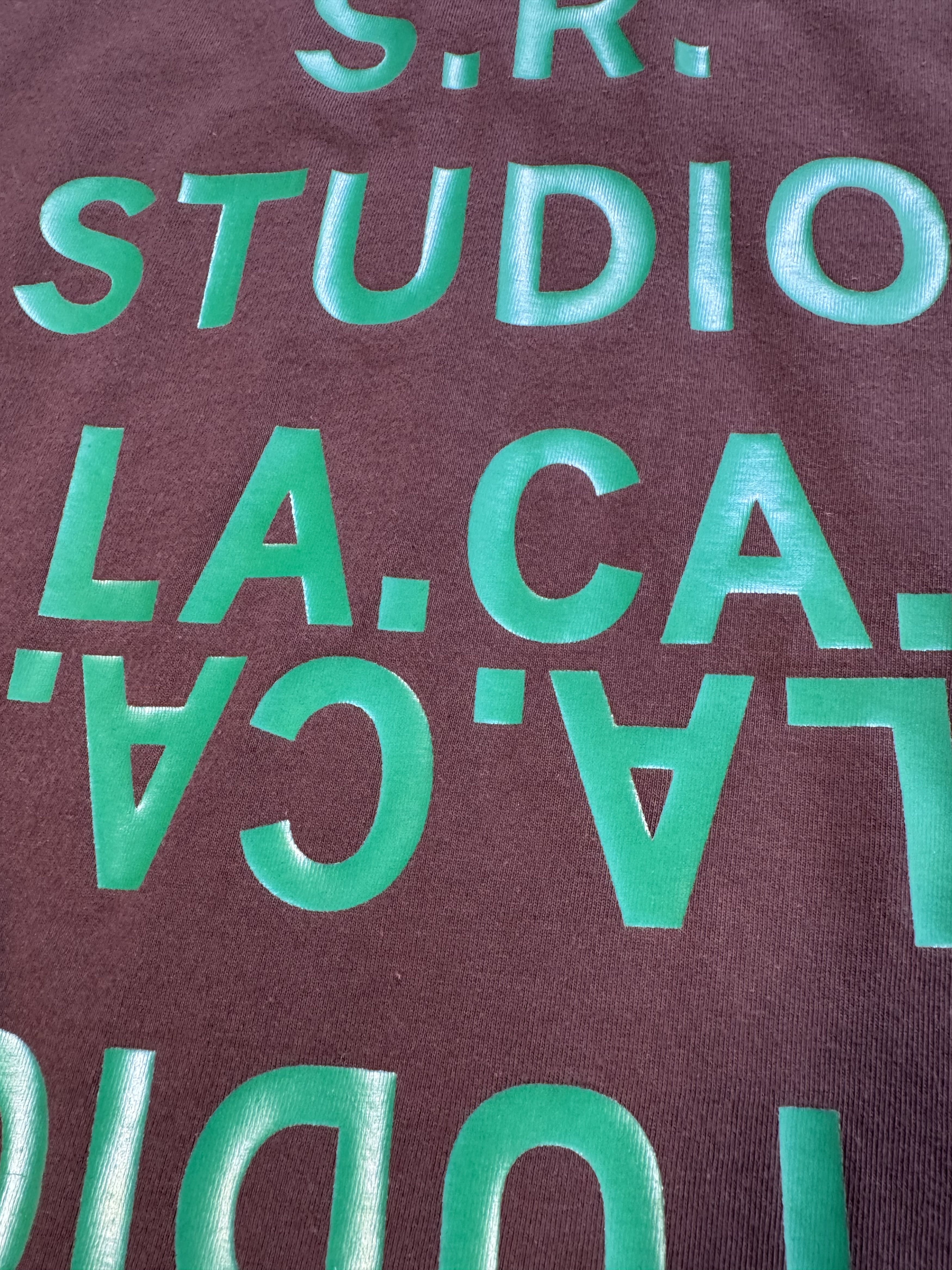 Sterling Ruby Sr Studio LA CA BASIC T-SHIRT WITH S.R.S. DOUBLE LOGO Size US XL / EU 56 / 4 - 4 Thumbnail