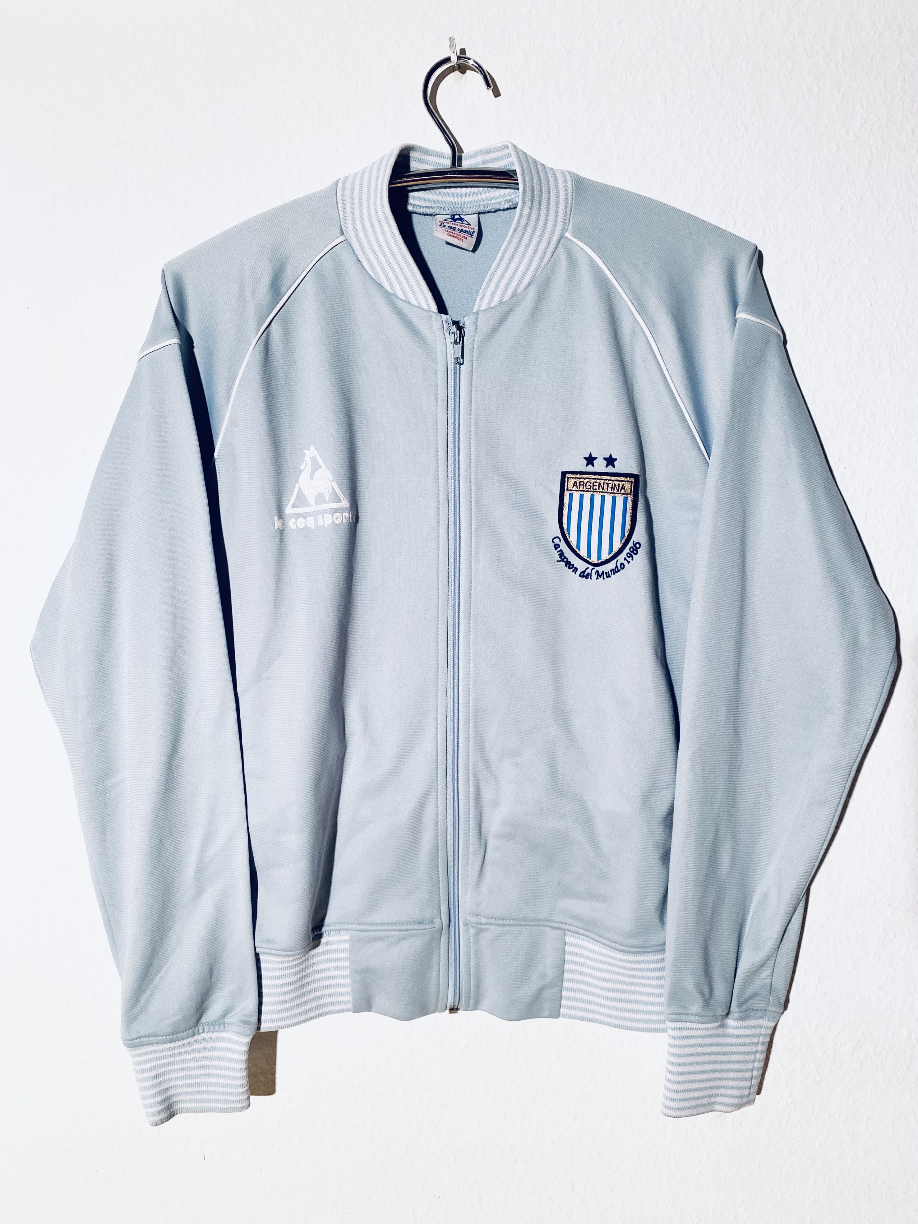 Le Coq Sportif Argentina 1986 Mexico World Cup Training Jacket Maradona Size US M / EU 48-50 / 2 - 1 Thumbnail