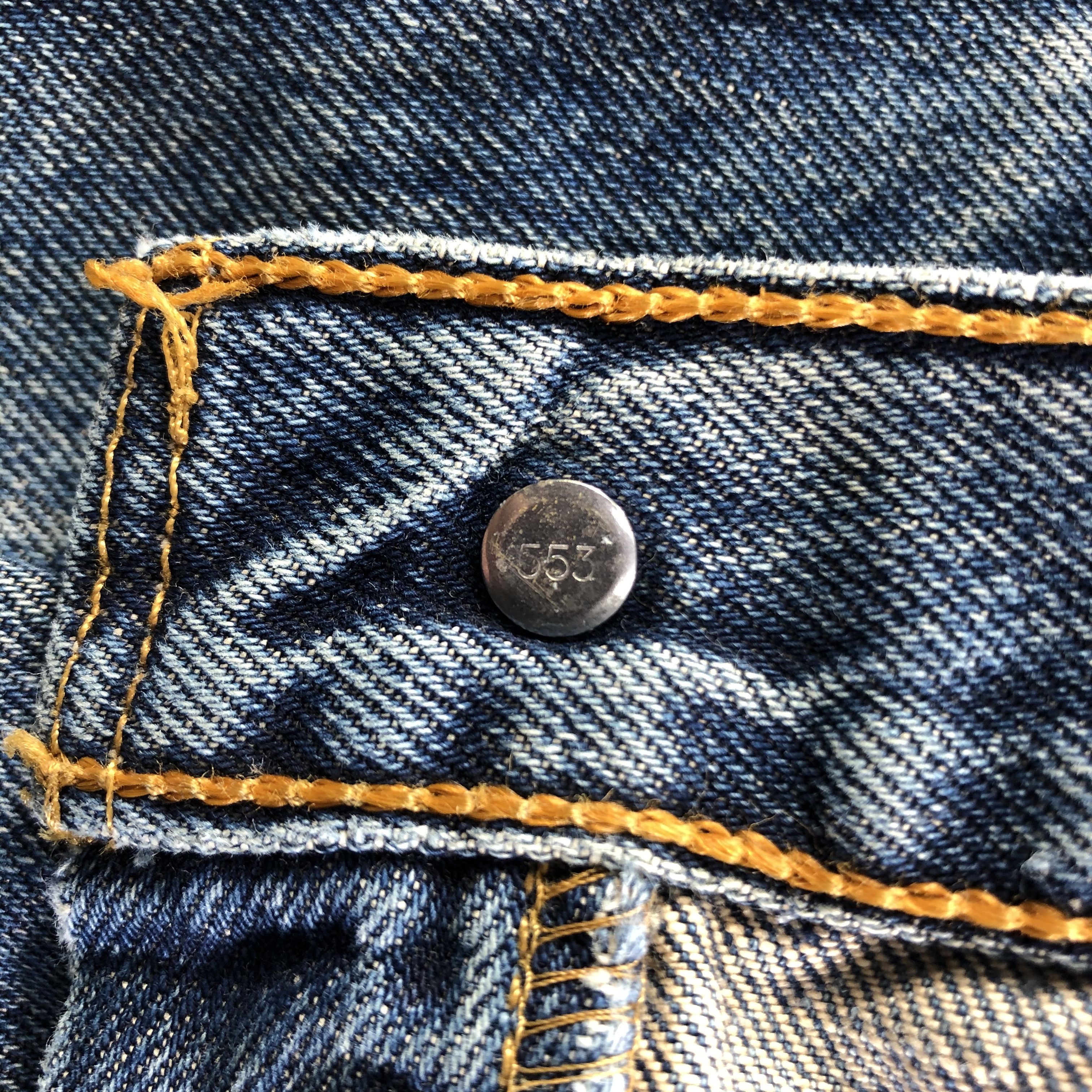 Levi's Vintage Levis 501 Jeans Faded Blue Denim KJ2502 Size US 30 / EU 46 - 9 Thumbnail