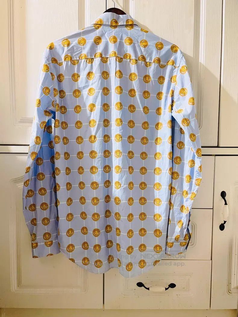 Versace Versace Printed long-sleeved shirt Size XXL / US 16-18 / IT 52-54 - 2 Thumbnail