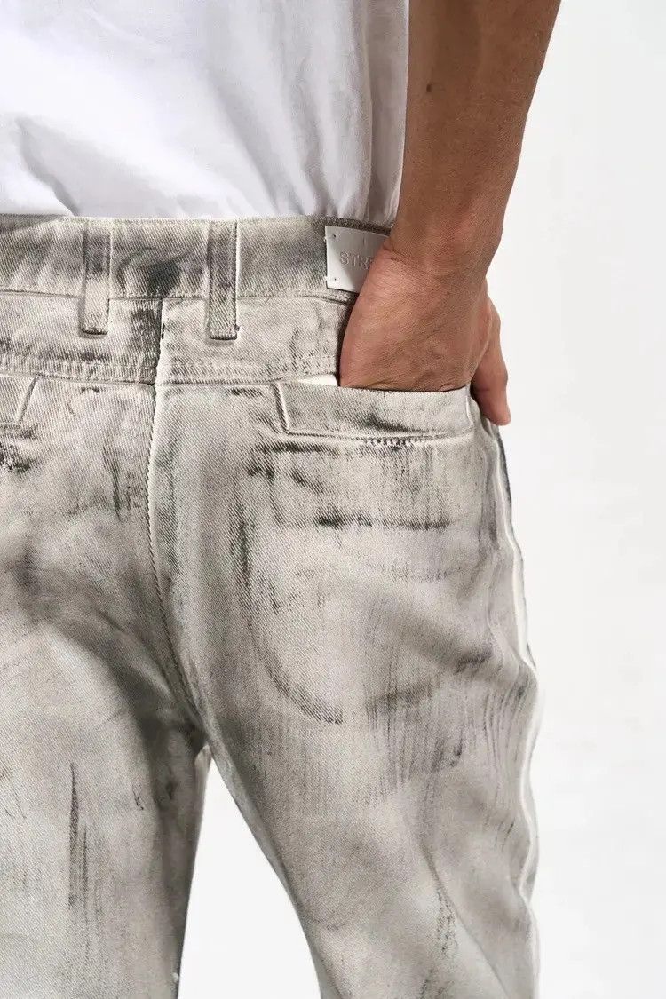 Japanese Brand Streetwear Retro Style Graffiti Flare Distressed Jeans Pants Size US 34 / EU 50 - 6 Thumbnail