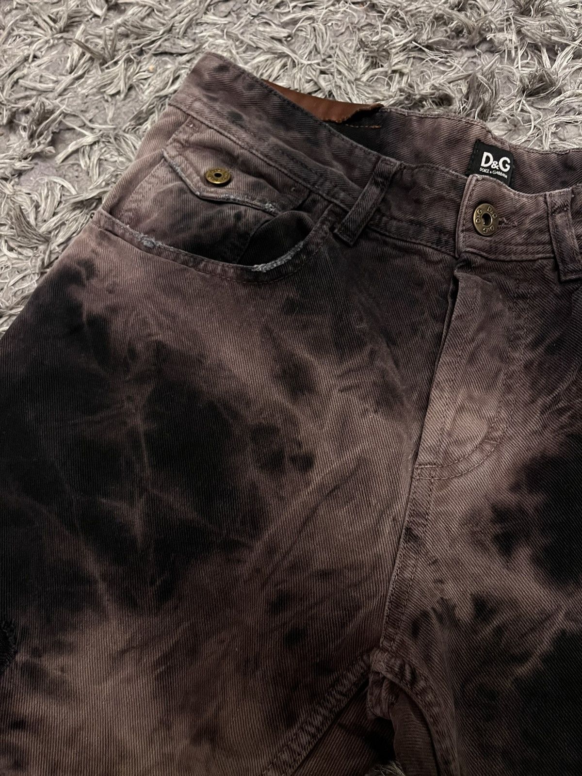 Dolce & Gabbana Archive washed punk trashed distressed Dolce & Gabbana pants Size US 27 - 5 Thumbnail