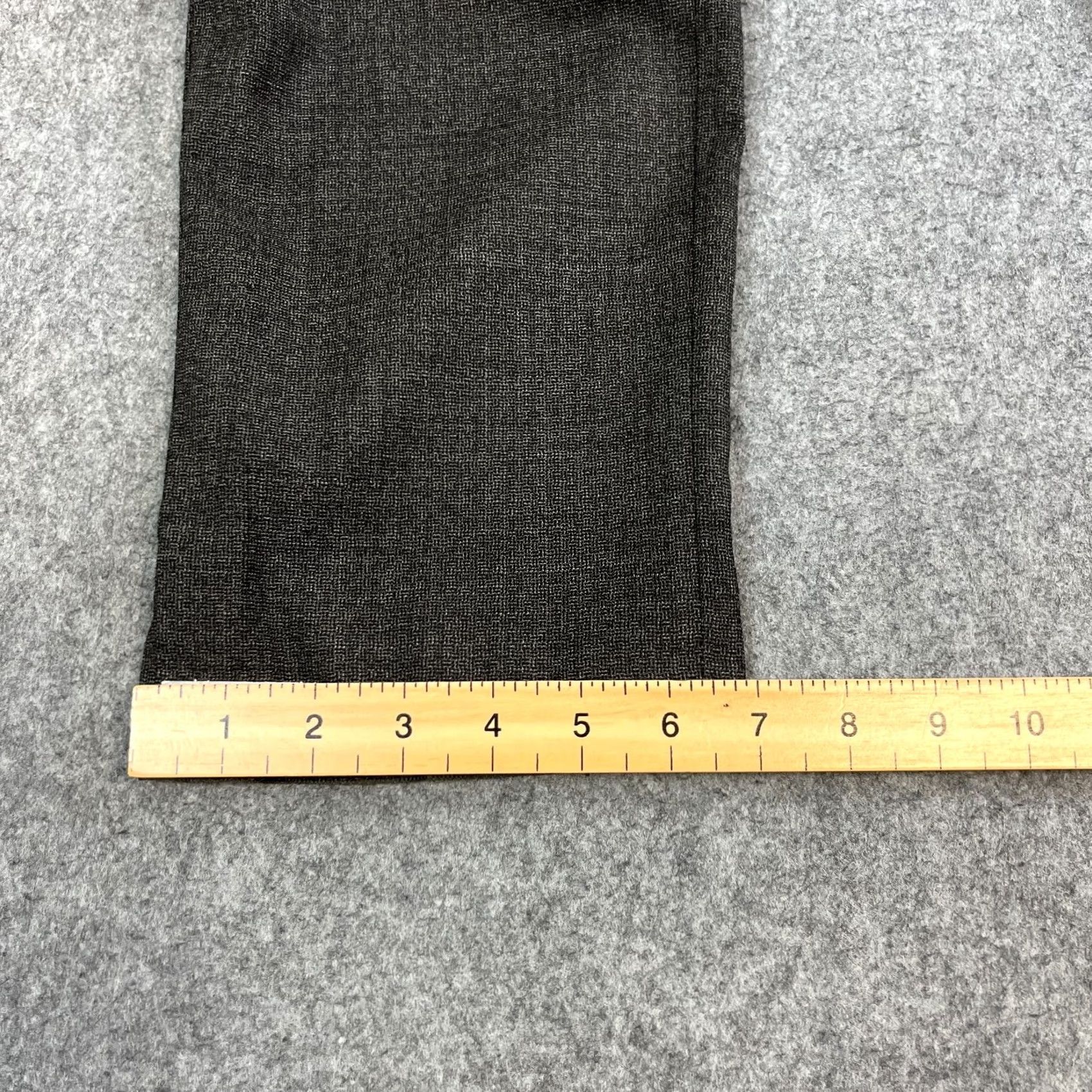 Hugo Boss Hugo Boss Mens Dress Pants Chino Trousers Slim Tapered Fit 34 Grey Wool Toughened Canvas Trousers 34 Mens Dress Pants Slim Tapered Grey Wool Size US 34 / EU 50 - 3 Thumbnail