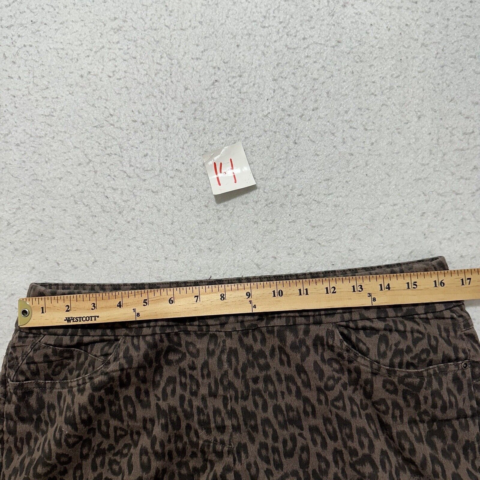 Liz Claiborne Liz Claiborne 10 Classic Pull On Stretch Pants Leopard Print Size 32" / US 10 / IT 46 - 9 Thumbnail