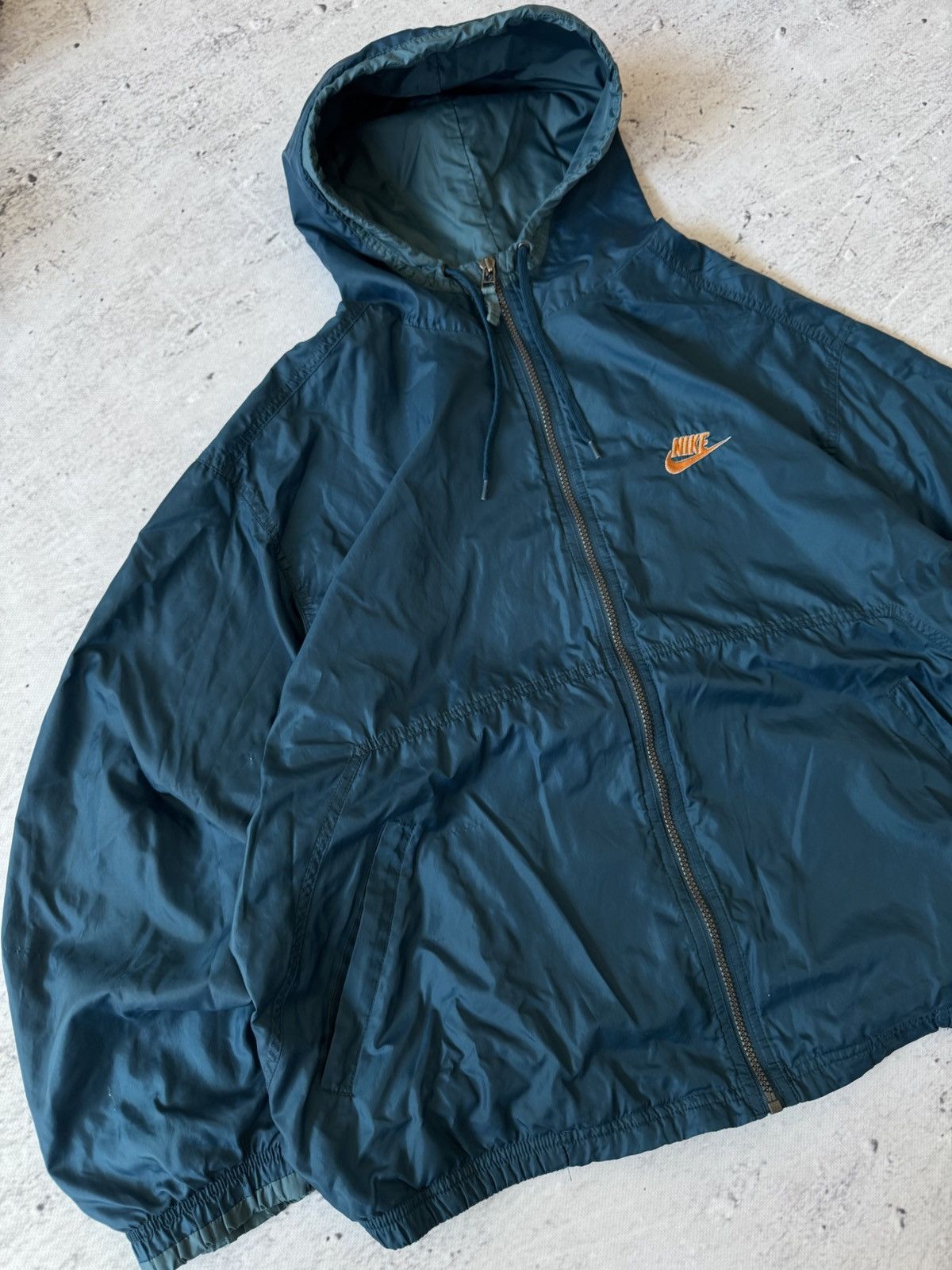 Nike × Vintage NIKE VINTAGE BASIC LOGO OVERSIZE BAGGY LIGHT JACKET Size US L / EU 52-54 / 3 - 3 Thumbnail