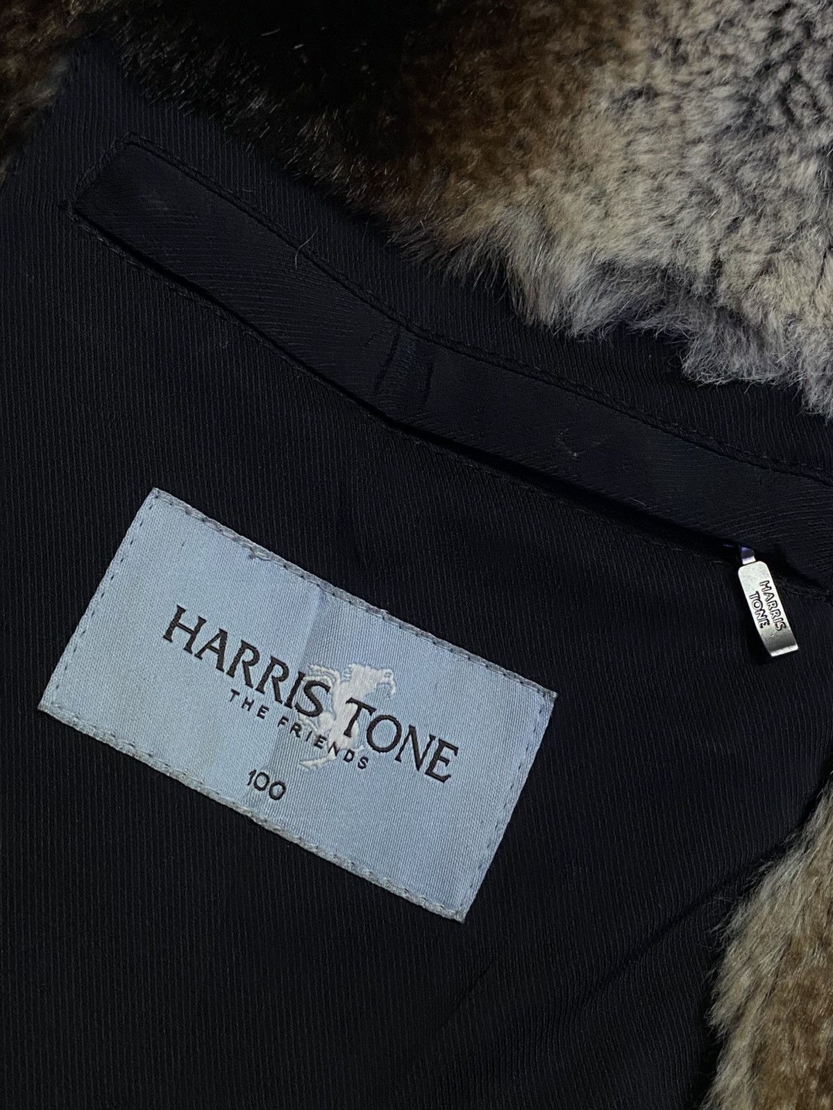 Japanese Brand Reversible Harris Tone Faux Fur Vest Vintage Y2K Luxury Size US L / EU 52-54 / 3 - 10 Thumbnail