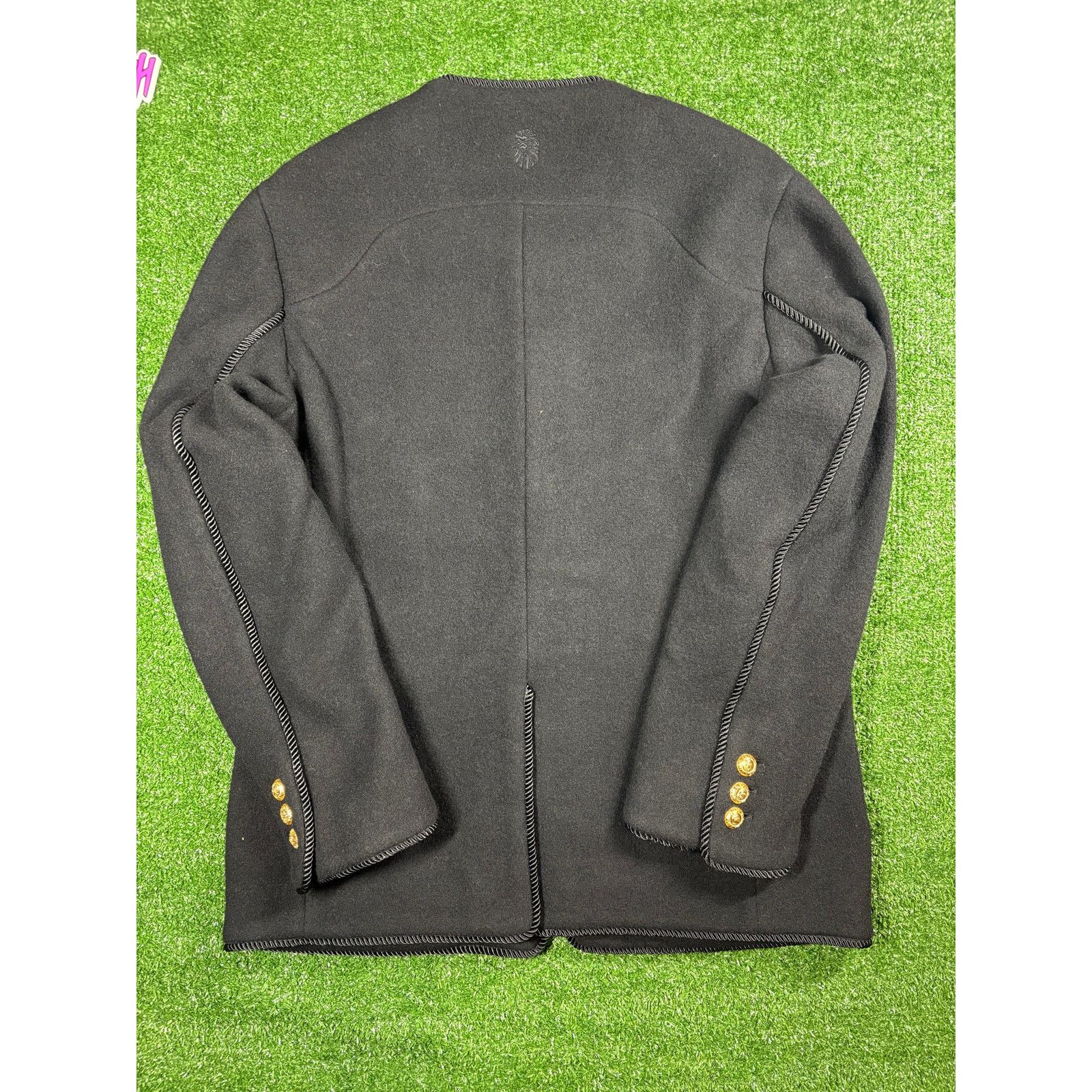 Bape Bape Black Collarless Wool Black Chinese Jacket Size Medium Size US M / EU 48-50 / 2 - 2 Thumbnail