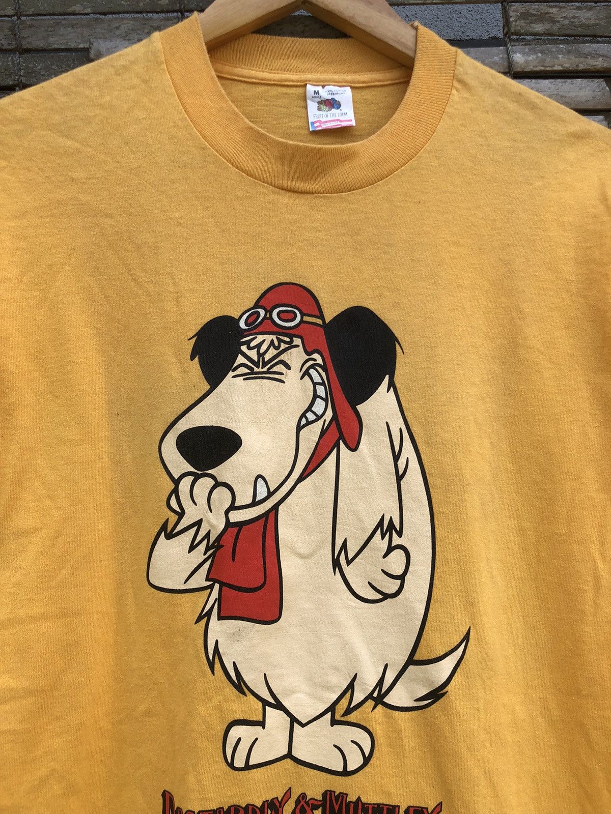 Vintage Vintage 70s Dastardly & Muttley Cartoon Longsleeve Shirt Size US M / EU 48-50 / 2 - 4 Thumbnail