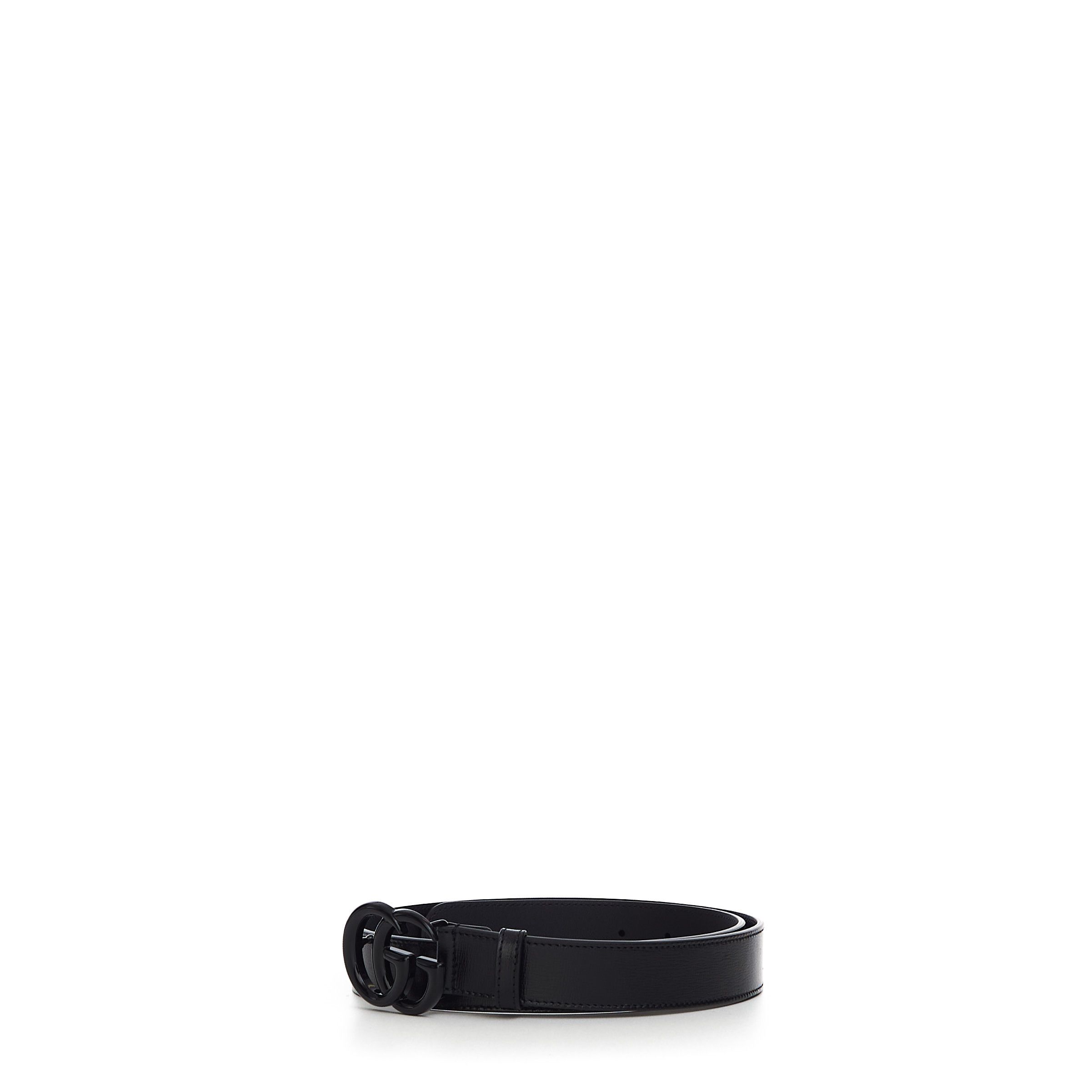 Gucci Black Leather Belt With Black GG Marmont Buckle Size 90 Size ONE SIZE - 2 Thumbnail