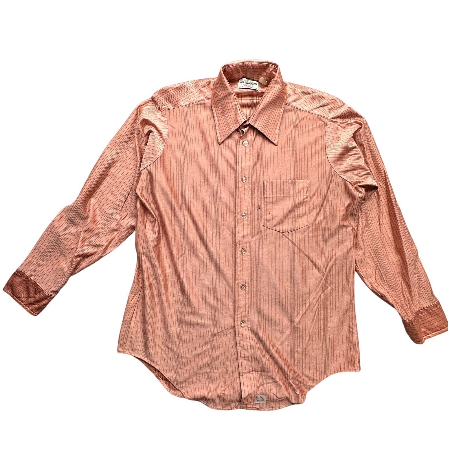 Other Vintage Di Lorenzo Qiana Nylon Button Shirt Mens 16 32-33 Size US L / EU 52-54 / 3 - 1 Thumbnail