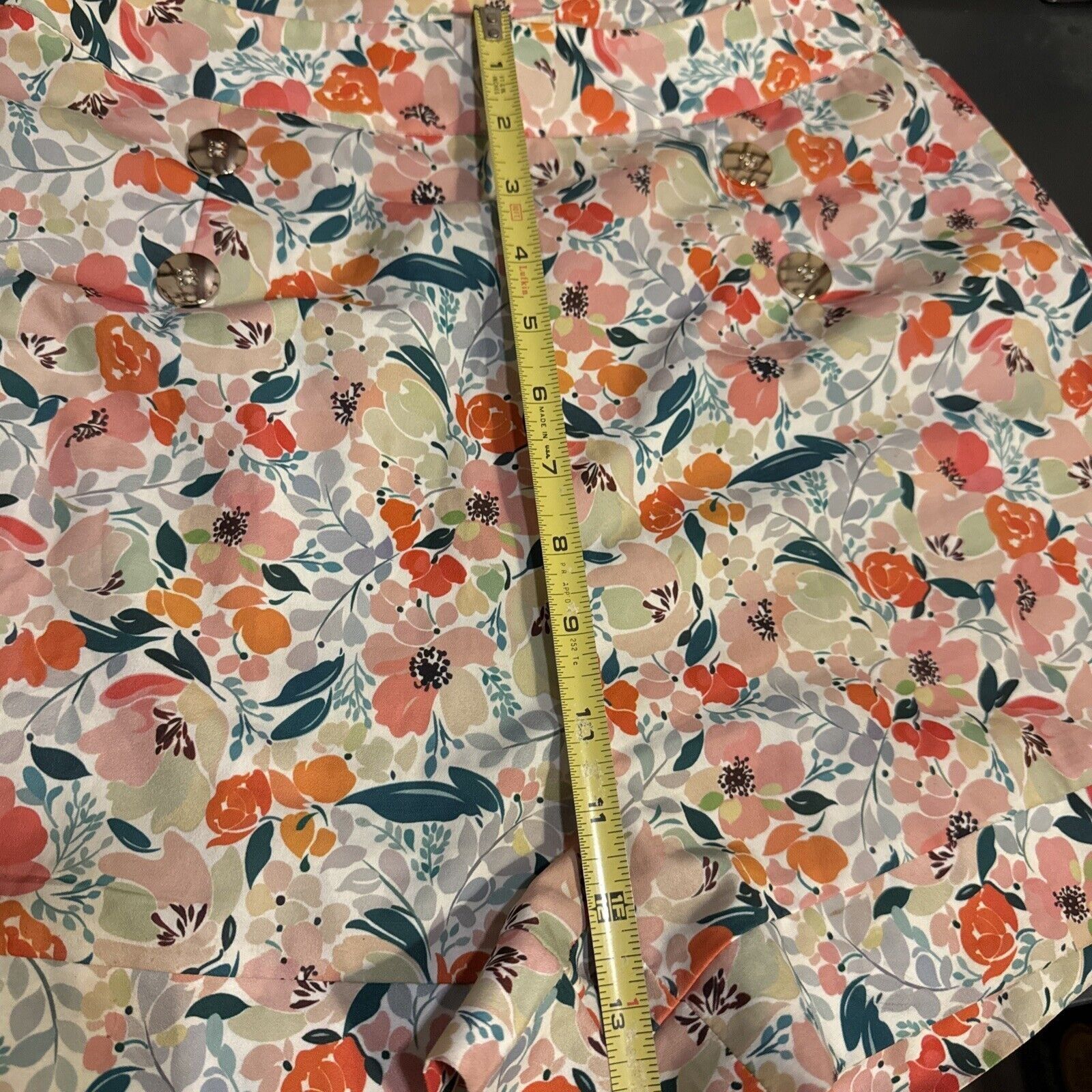 Other Molly Bracken Floral Shorts Lightweight Wrinkle Free Coastal Size 25" / US 0 / IT 36 - 11 Thumbnail