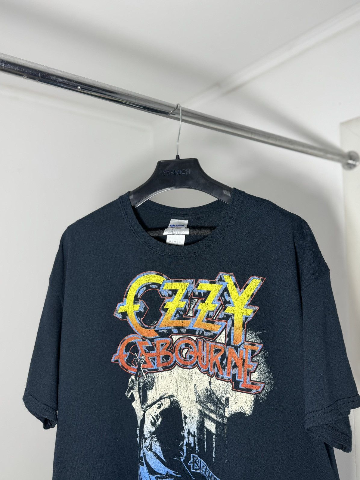 Ozzy Osbourne Vintage Y2K Ozzy Osbourne Blizzard Of Ozz Tee Size US XL / EU 56 / 4 - 6 Thumbnail