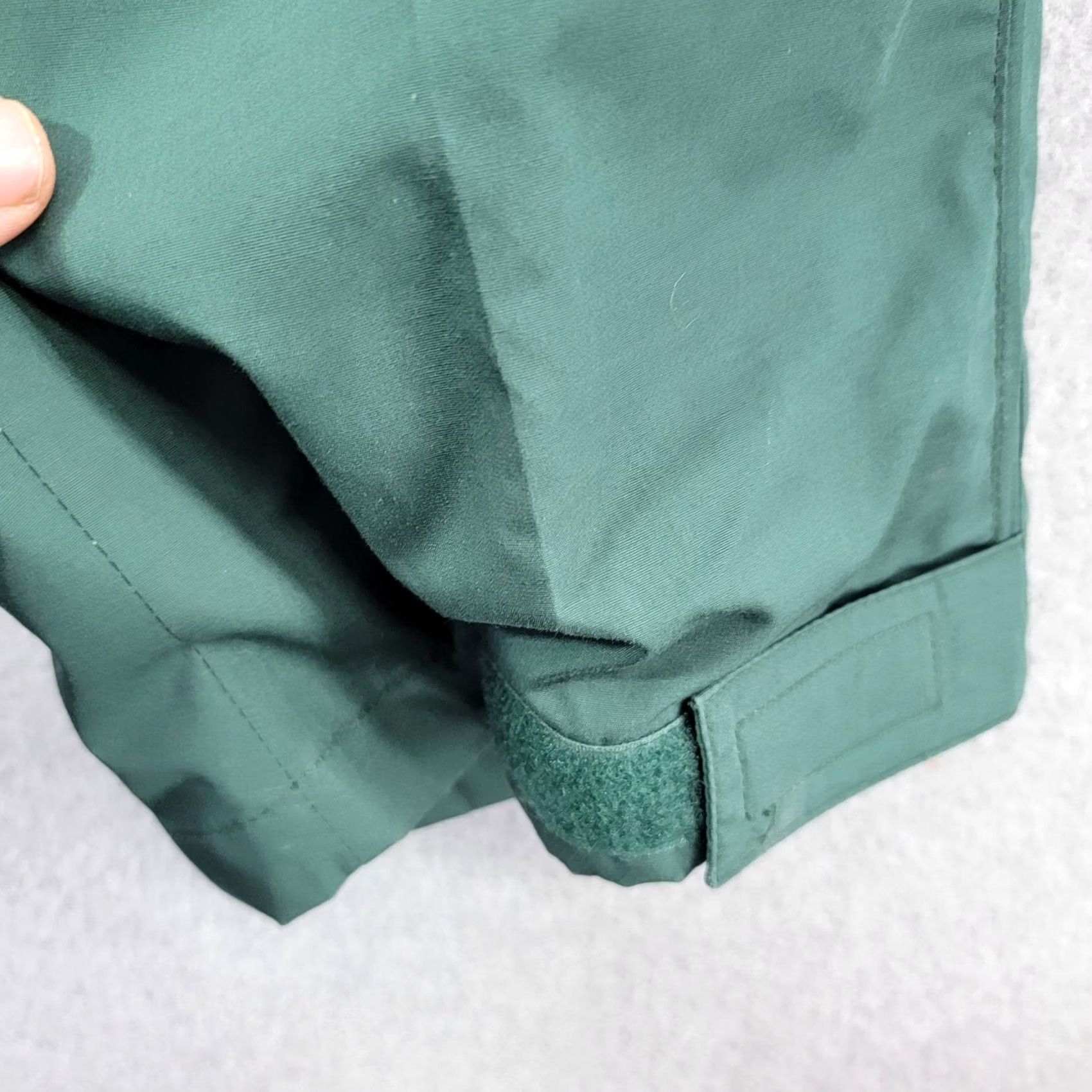 Logo 7 Vintage Nikken pants Mens Large Polyester Cotton Green Logo Track windbreaker Size US 33 - 4 Thumbnail
