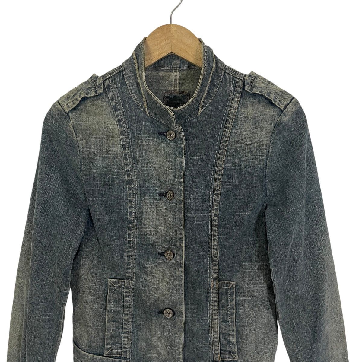 Marithe + Francois Girbaud Vintage Marithe Fancois Girboud Denim Jacket Size M / US 6-8 / IT 42-44 - 3 Thumbnail