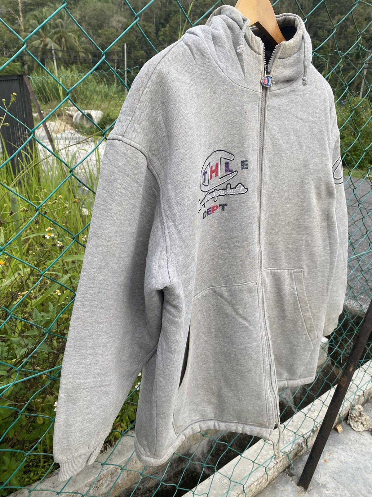 Champion Distressed Vintage Champion product DEPT baggy hoodies Size US L / EU 52-54 / 3 - 3 Thumbnail