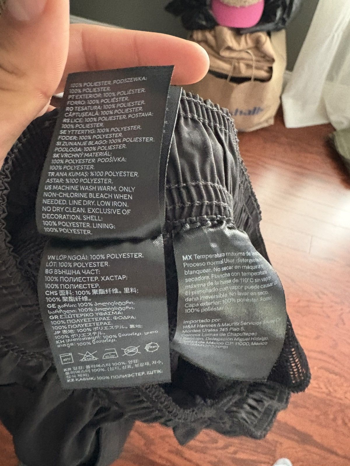 H&M BRG Black Swim Shorts Size US 28 / EU 44 - 6 Thumbnail