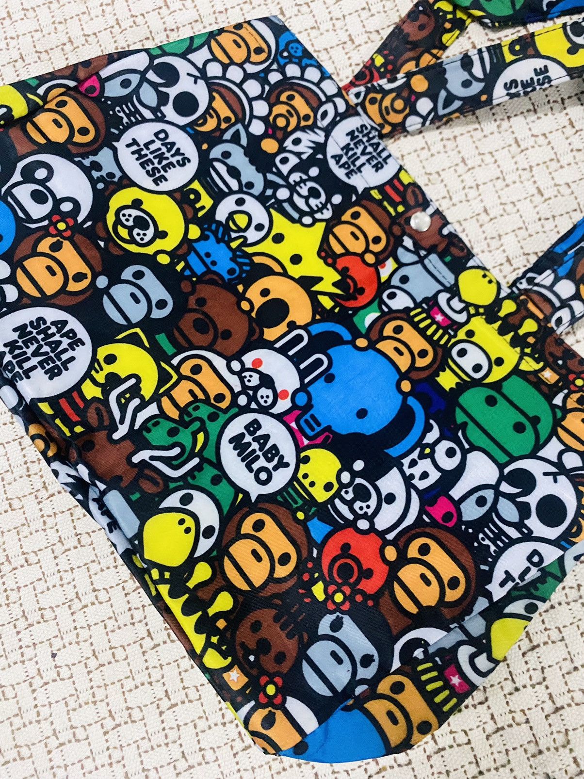 Bape A08 🇯🇵 Baby Milo by A Bathing Ape Magazine Tote Bag Size ONE SIZE - 11 Thumbnail