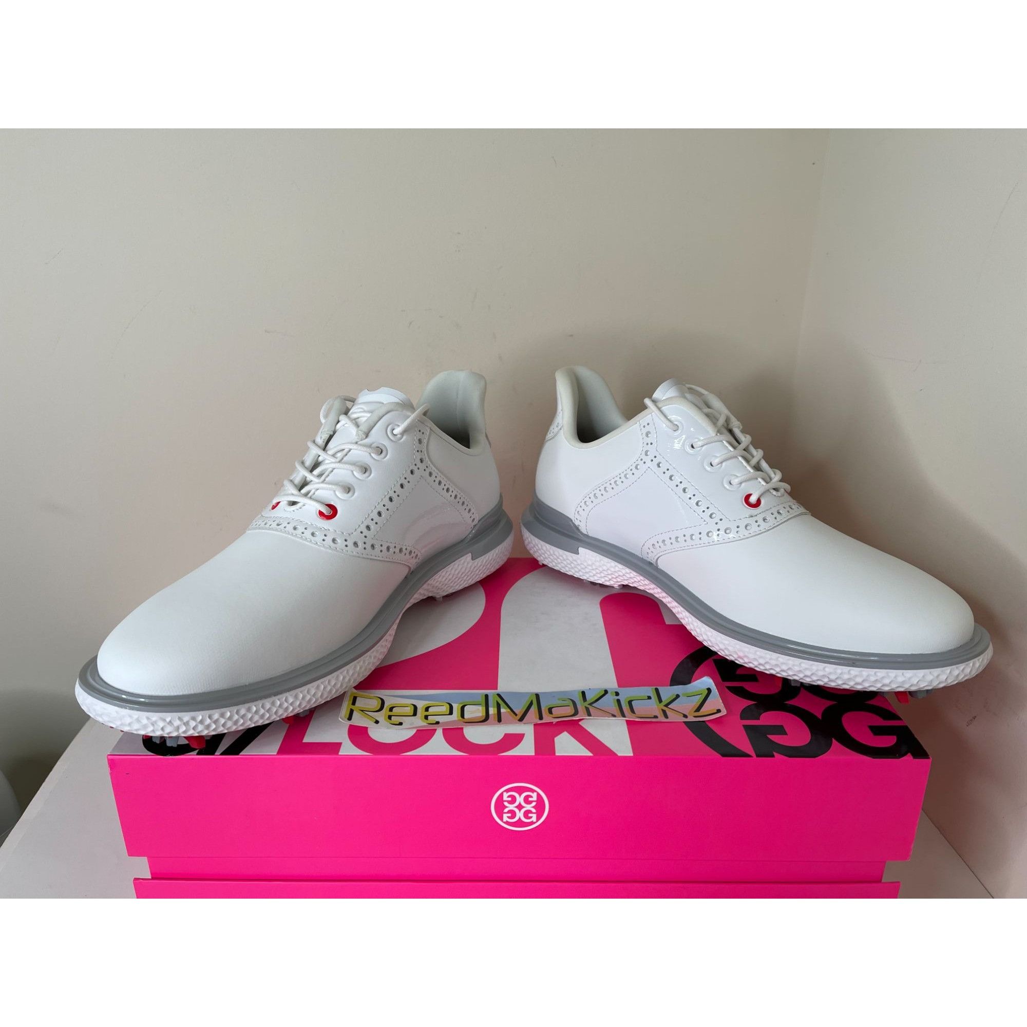 G/FORE G/FORE Gallivan2r G/Lock Saddle Golf Shoes WIDE Mens 7.5us Size US 7.5 / EU 40-41 - 4 Thumbnail