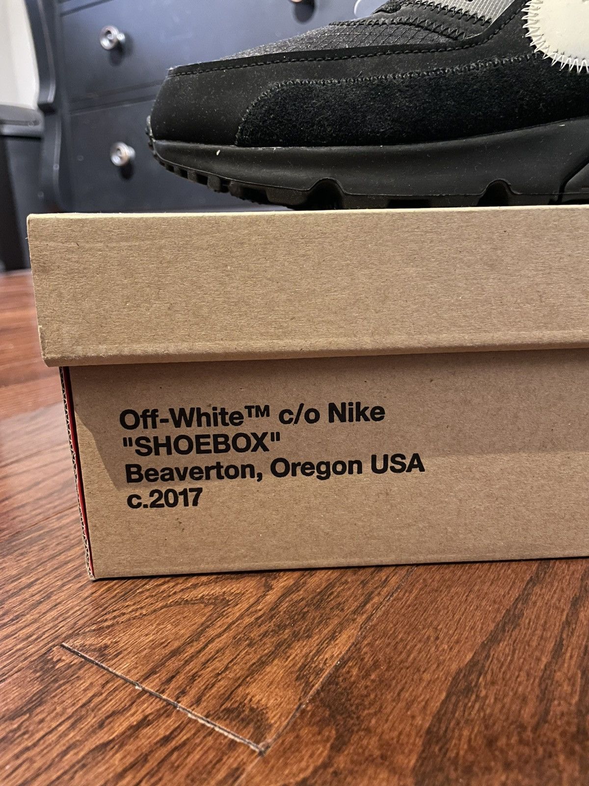 Nike × Off-White Off-White Nike Air Max 90 Black Deadstock Size 10.5 Size US 10.5 / EU 43-44 - 9 Thumbnail